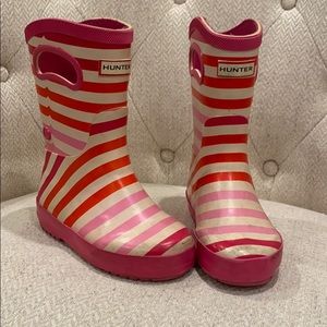 Girls size 9 Hunter Rain Boots